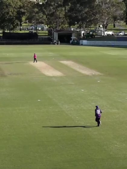 Wicket - Max O'Dowd - Scotland v Netherlands ICC T20WC 2022